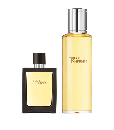 terre de hermes bottle sizes|terre d'hermes perfume refill.